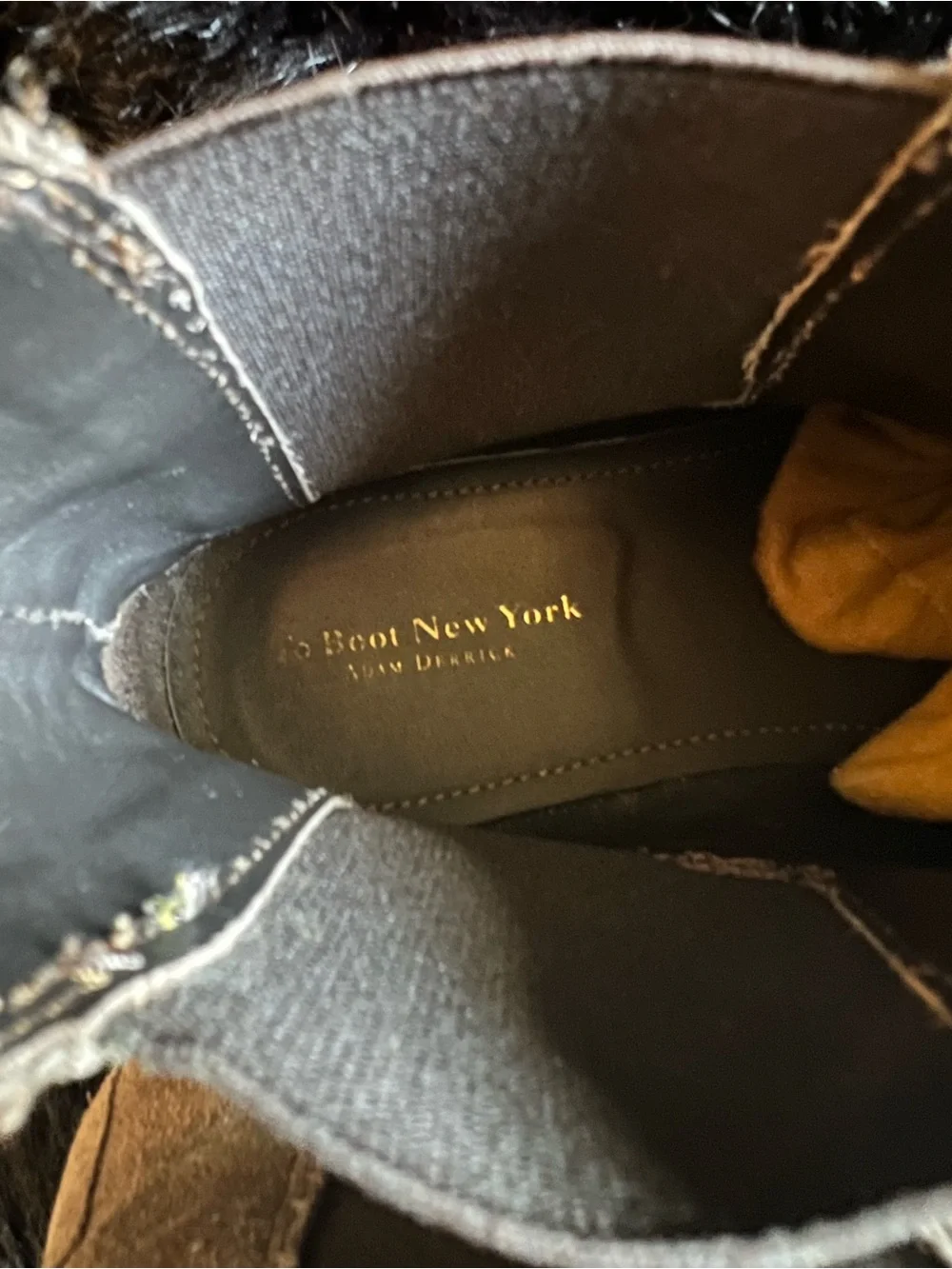 To Boot New York Men's Suede Chelsea Boots in Light Brown